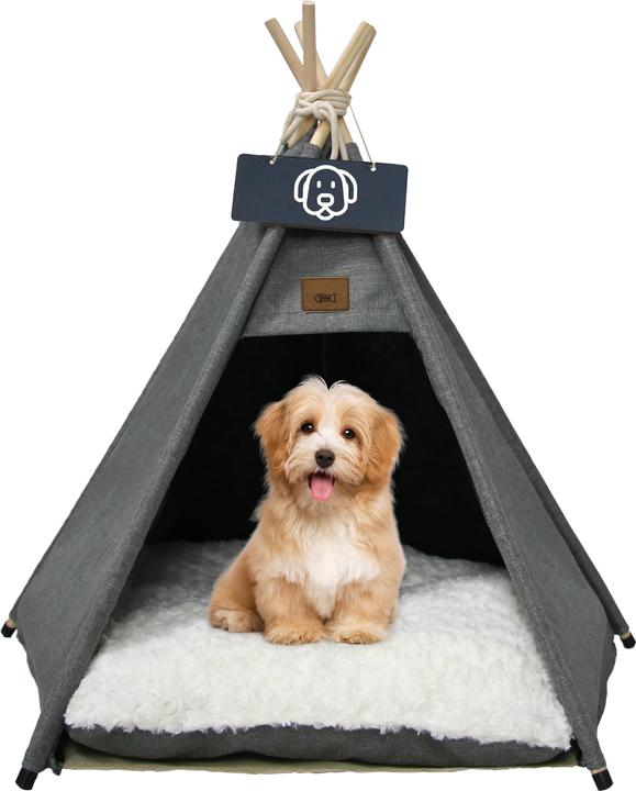 Alopini Tipi-Zelt fr Katzen und Hunde, 50 x 50 x 60 cm