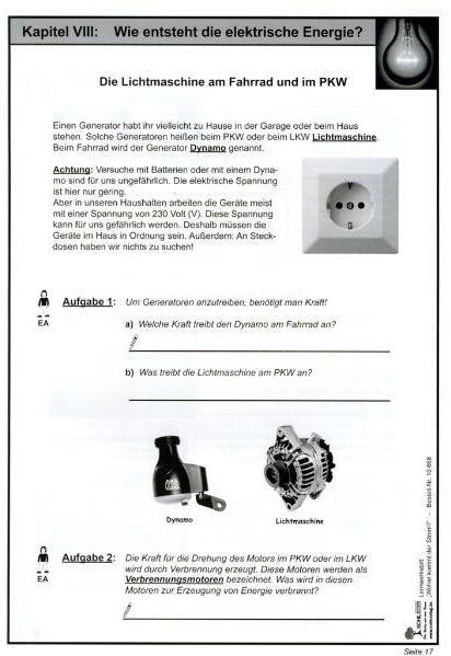 Produktbild Lernwerkstatt - 'Woher kommt der Strom? (Deutsch, Wolfgang Wertenbroch, 2006)