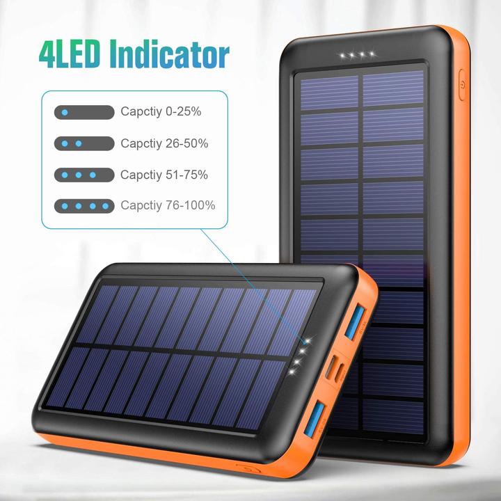 Produktbild Pxwaxpy Solarladegerät (26800 mAh, 99.16 Wh)