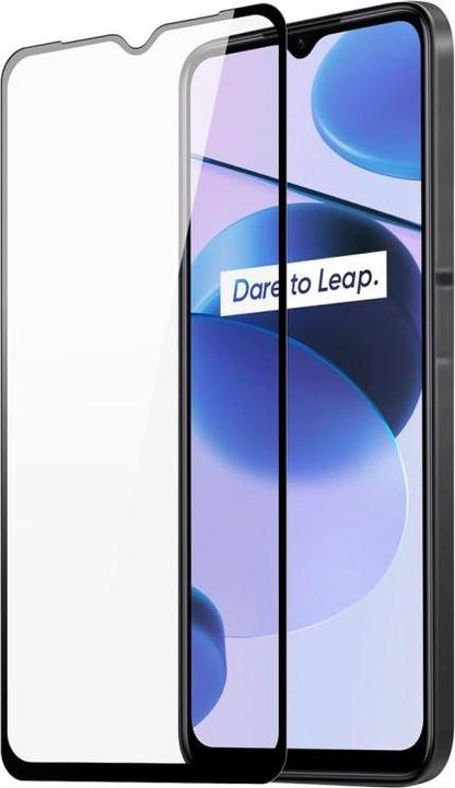 Immagine prodotto Dux Ducis Vetro temperato 9D a tutto schermo Vetro temperato 9H con cornice Realme C35 nero (compatibile con (Realme C35)