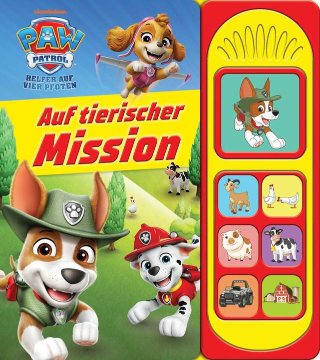 Produktbild PAW Patrol - Auf tierischer Mission - Soundbuch - Pappbilderbuch mit 7 Geräuschen (Deutsch)
