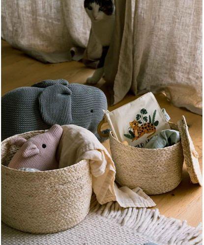 Image du produit Esmée Panier de rangement rond (1 x, Ø 25 x 19 cm)