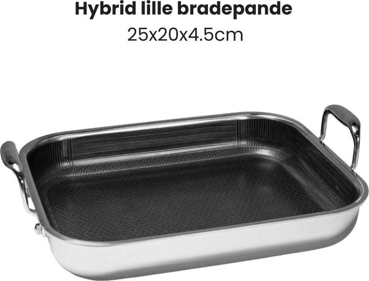 Sobczyk - Hybrid Small Roasting Pan - 25×20×4.5 cm (Frying pan, Steel)