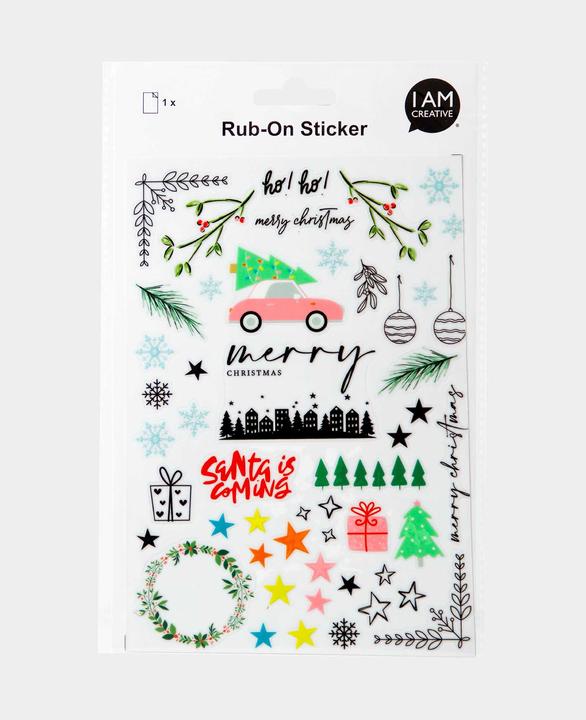 Produktbild I Am Creative Rub on Sticker A5 4010.59 Xmas (1 Sticker)