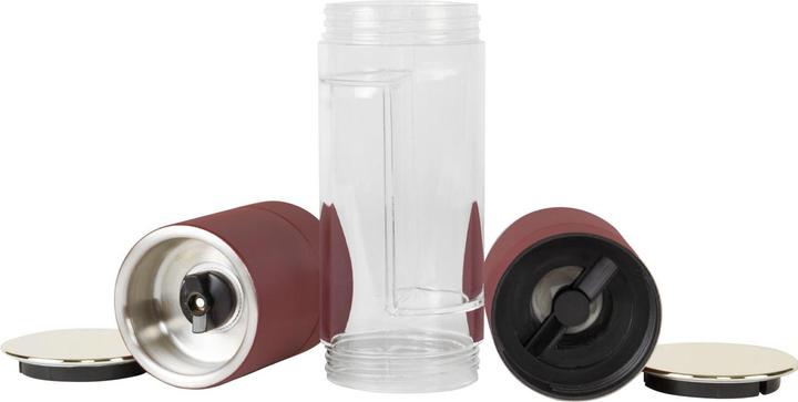 Productafbeelding BerlingerHaus Handmatige 2in1 zout- en pepermolen, bordeaux (Peper, Aromatische kruiden, Zout)