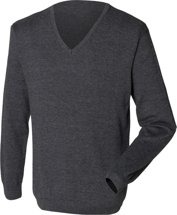 Produktbild Henbury FeinstrickPullover Sweatshirt mit VAusschnitt (XS)