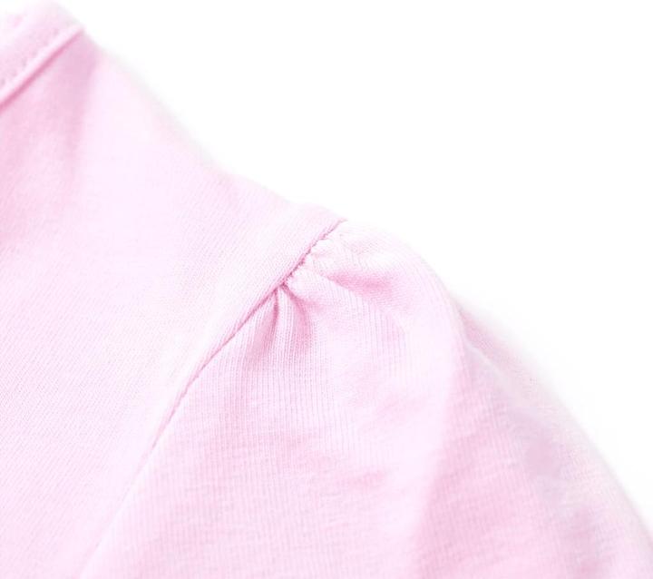 Produktbild vidaXL Kinder-T-Shirt Hellrosa 128,Material: 95 % Baumwolle. 5 (128)