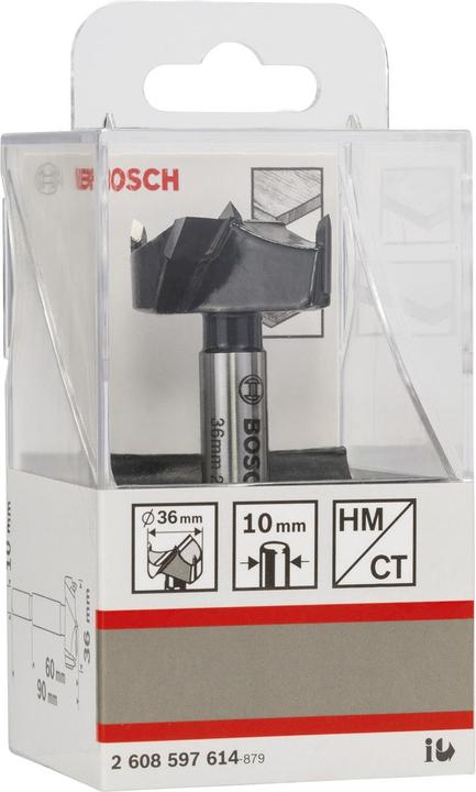 Produktbild Bosch Professional Zubehör Kunstbohrer HM, 36 x 90 mm, d 10 mm (10 mm)