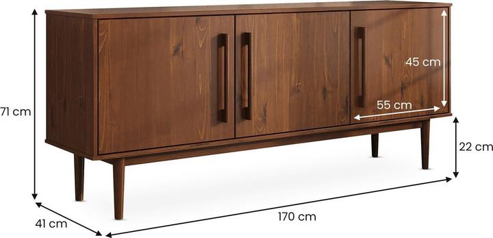 IDIMEX Tecca (170 x 41 x 70 cm)