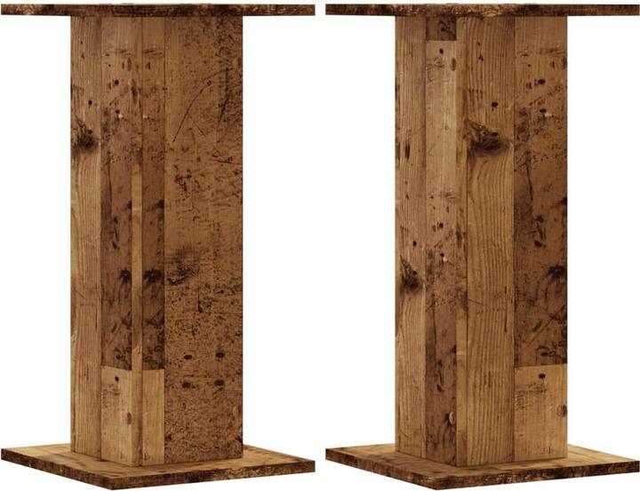 Actual product image vidaXL Speaker stand 2 pcs. -Optics 30 x 30 x 60 cm (1 pair, Stand, Not movable)