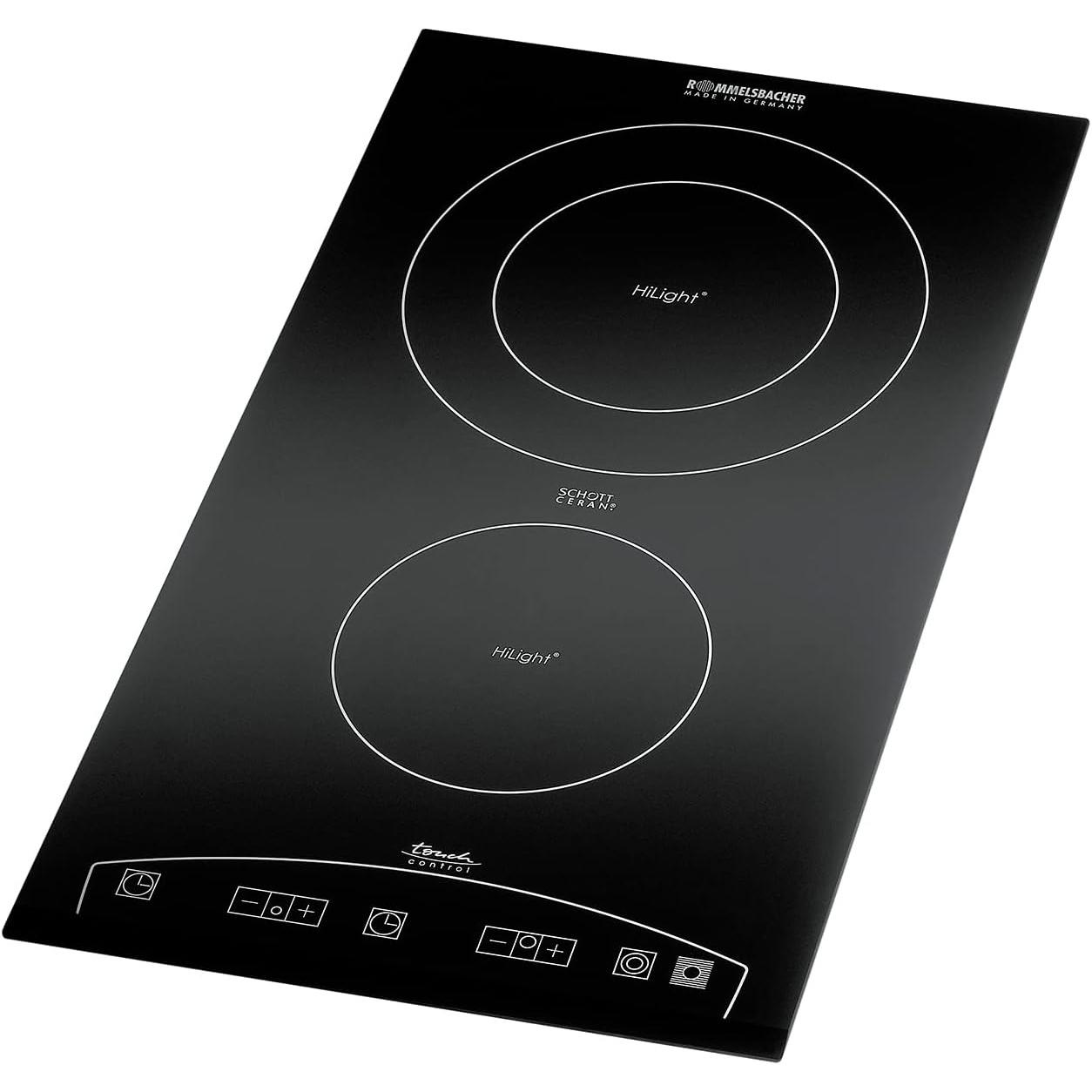 Rommelsbacher Domino EBC 3477/TC, Kochfeld, Schwarz