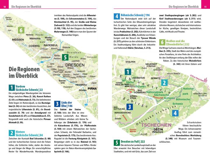 Immagine prodotto Guida di viaggio Svizzera sassone con Dresda (Tedesco, Detlef Krell, 2024)