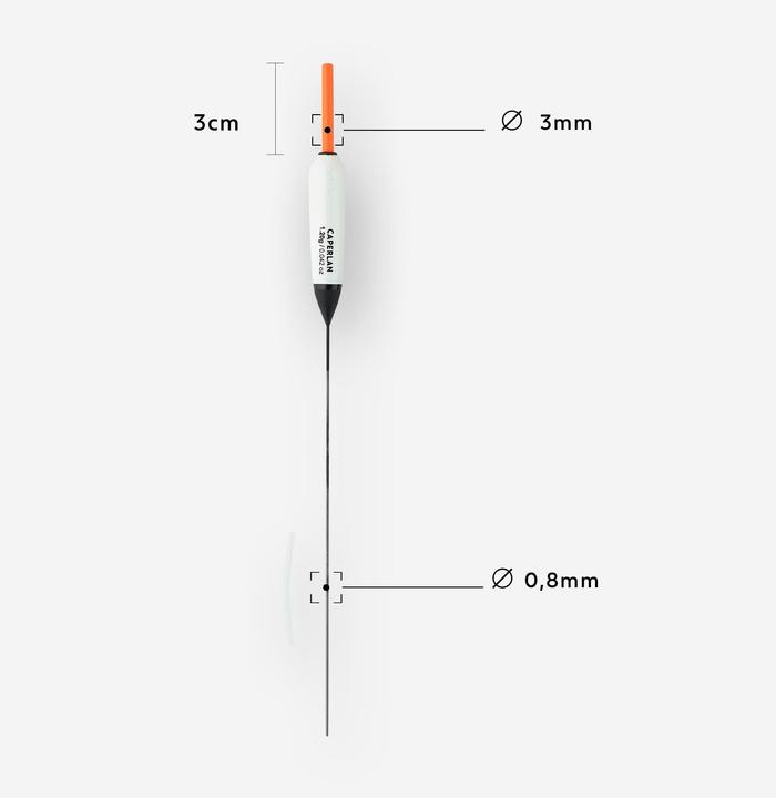 Image du produit Caperlan Flotteur Carpe 2 pcs.