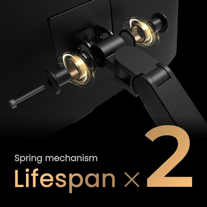 Produktbild BenQ Dual Monitor Arm BDH01 Black (Tisch, 35", 20 kg)