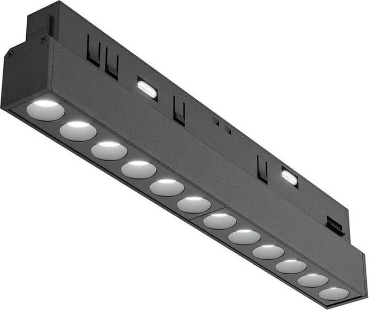 Actual product image Maytoni Points magnetic track system EXILITY 48V LED track light 12W 3000K Black 90Ra Warm