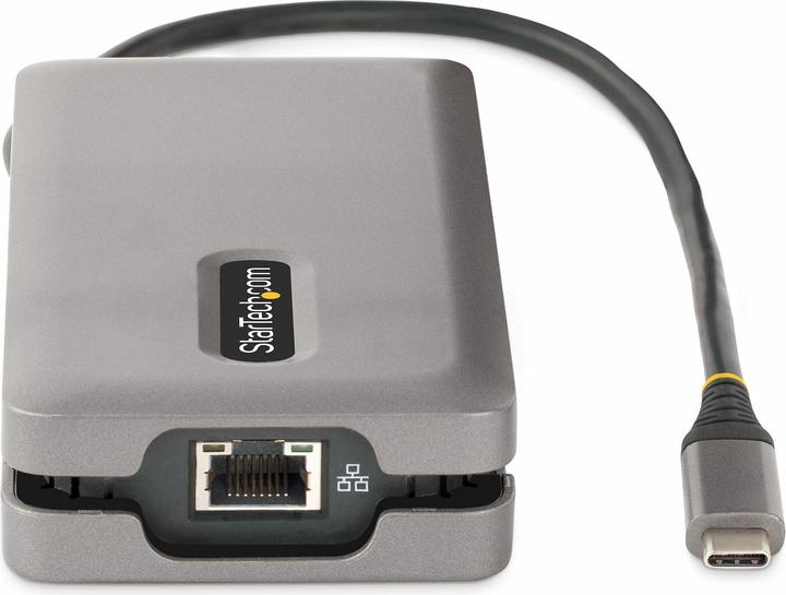 Image du produit StarTech com USB-C Multiport Adapter - 4K 60Hz HDMI/DP - 3-Port USB Hub - 100W Power Delivery Pass-T (USB-C)