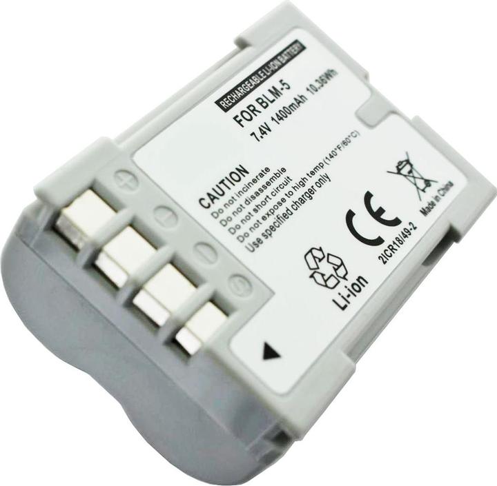 Produktbild AccuCell Akku Olympus BLM-5, DSLR E5 (Kamera Akku)