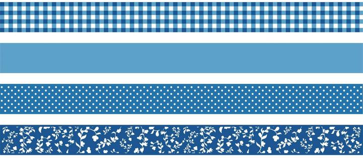 Produktbild Heyda Washi Tape Colour Code azur