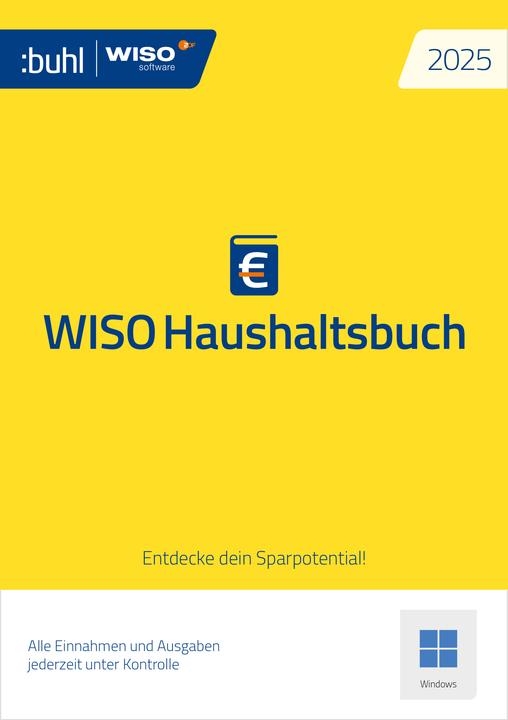 Produktbild Buhl Data Service WISO Haushaltsbuch 2025 Download Code (1 User, 1 Geräte/User, unbegrenzt)