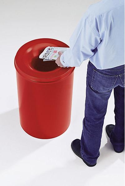Produktbild kaiserkraft Papierkorb, selbstlöschend (15 l)