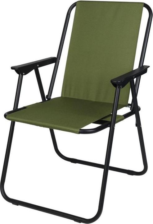 Royokamp CAMPING CHAIR WITH ARMRESTS 52x44x75CM FOLDING GREEN