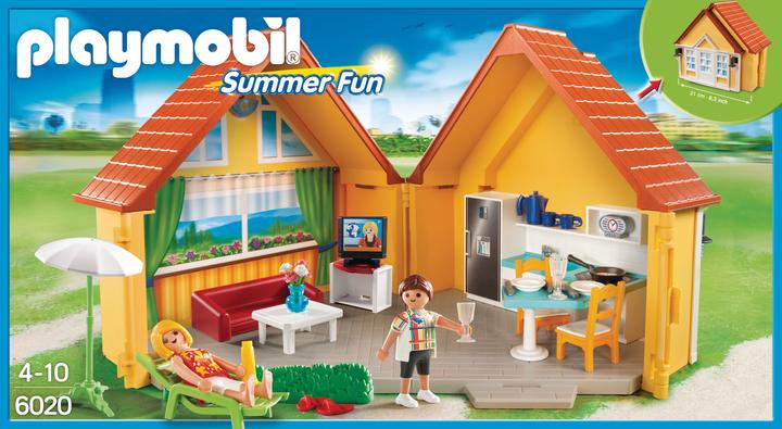 Produktbild Playmobil Aufklapp-Ferienhaus (6020, Playmobil Summer Fun)