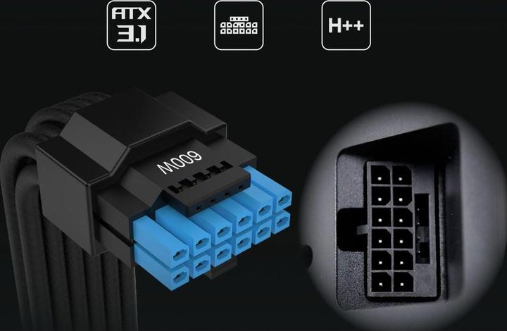 Productafbeelding Lian-Li SX Series 80 PLUS Platinum Netzteil, vollmodular, PCIe 5.1, ATX 3.1 - 1.200 Watt, weiss (1200 W)