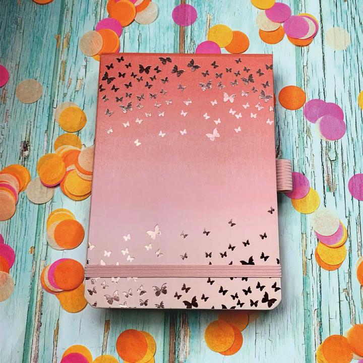 Image du produit Jolie Bloc-notes A6+ dotted, pêche (Pointillés, Couverture rigide)