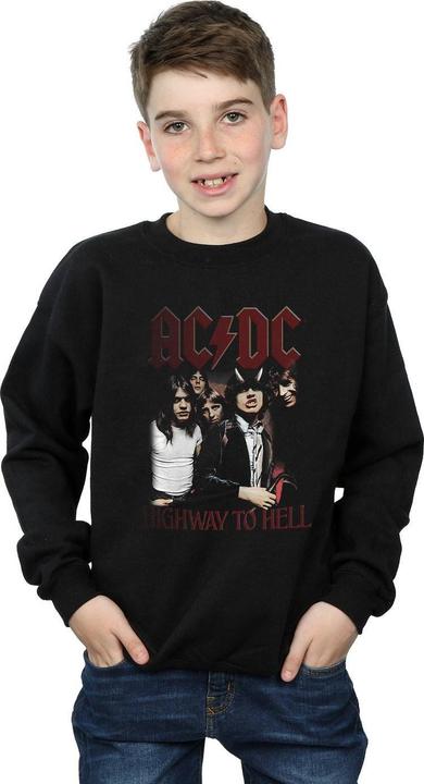 Actual product image AC/DC Boys Highway To Hell Cotton Sweatshirt (152, 158)
