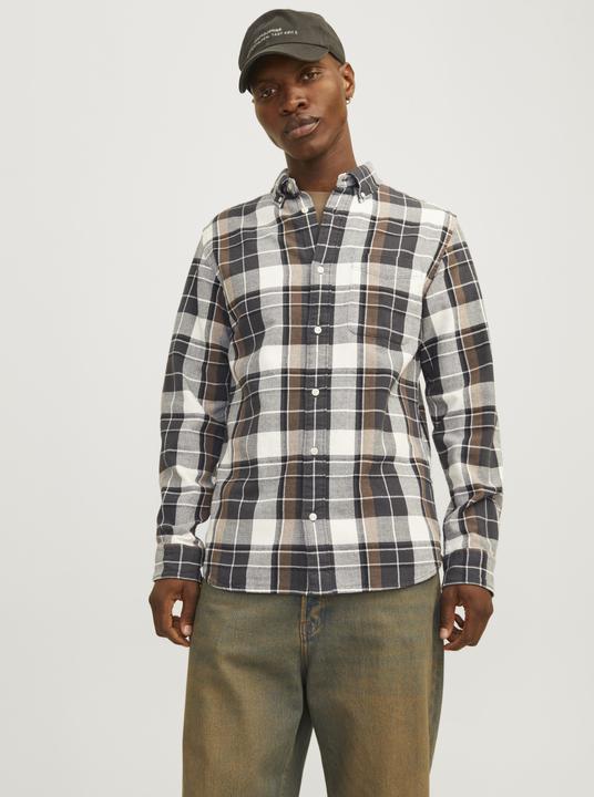 Actual product image Jack & Jones Jprblubrook Check Structure L/S Shirt Sn (XS)
