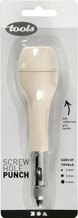 Creativ Company Screw hole punch with 3 attachments