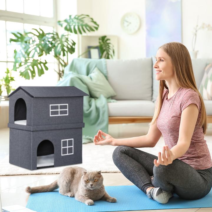Actual product image Relaxdays Cat house (Cat)