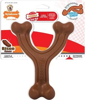 Produktbild Nylabone Extreme Chew Wishbone Bison (Kauspielzeug Hund)