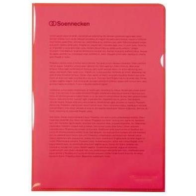 Soennecken, Mappe, Sichthülle 1468 DIN A4 PP rot 50 St./Pack. (A4, 50 x)