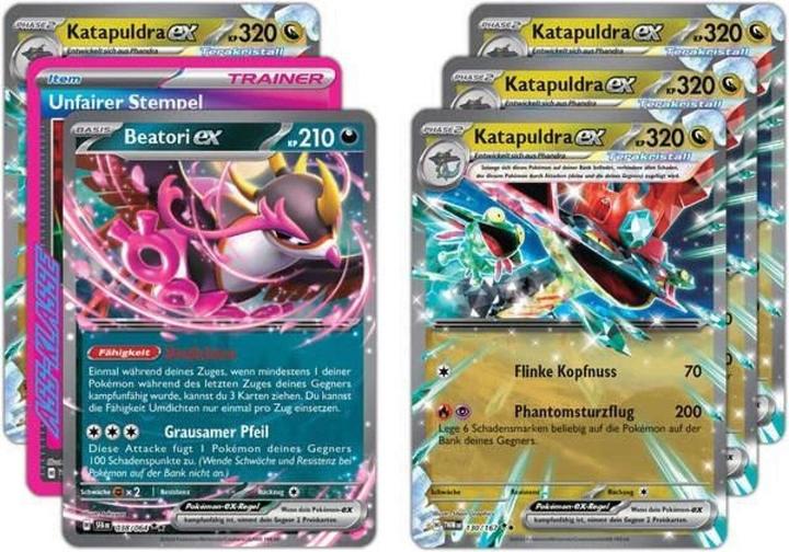 Actual product image Pokémon Katapuldra-ex League Battle Deck (German, Deck)