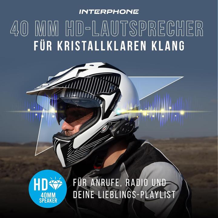 Produktbild Cellularline Intercom TOUR HD Komplettset für 1 Helm (1er Set)