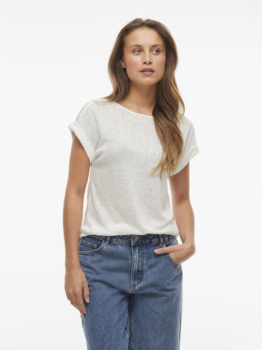 Actual product image Vila Rundhals Oberteil mit kurzen Ärmeln (XXL)