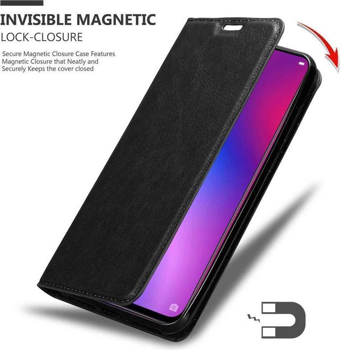 Actual product image Cadorabo Book Invisible Magnet Cover (Oppo R17)