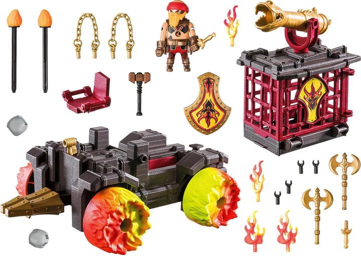 Actual product image Playmobil Burnham Raiders - Firefighting Wagon (71299, Playmobil Novelmore)