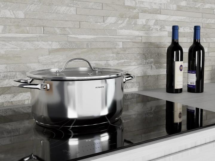 Image du produit Pensofal 1615 Poêle à deux mains avec couvercle en verre - New Era 24cm (Casserole)