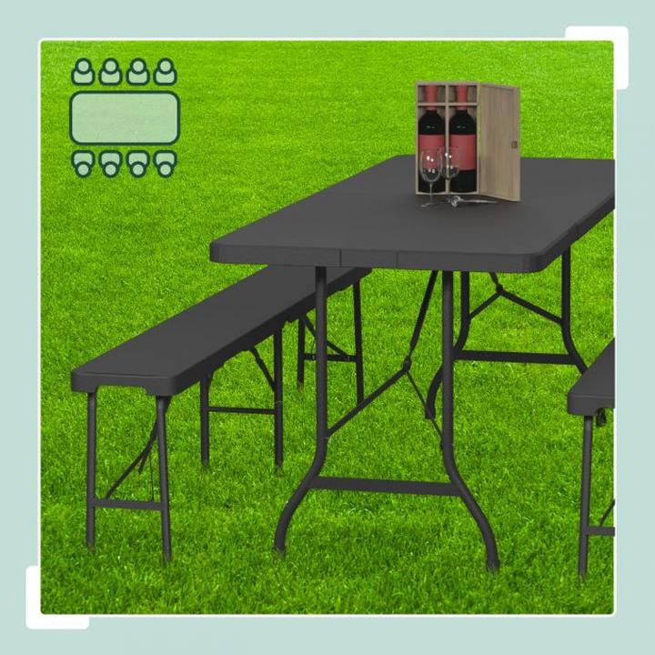 Actual product image Relaxdays beer tent set