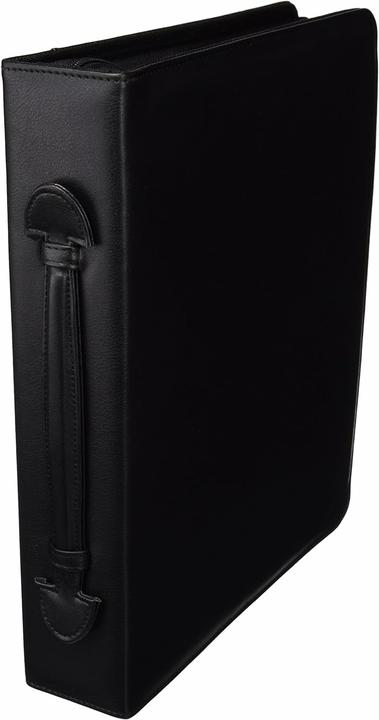 Actual product image Ring binder folder ""OSI"", A4, imitation leather, black 50 mm ring mechanism, multifunctional (A4, 1x)