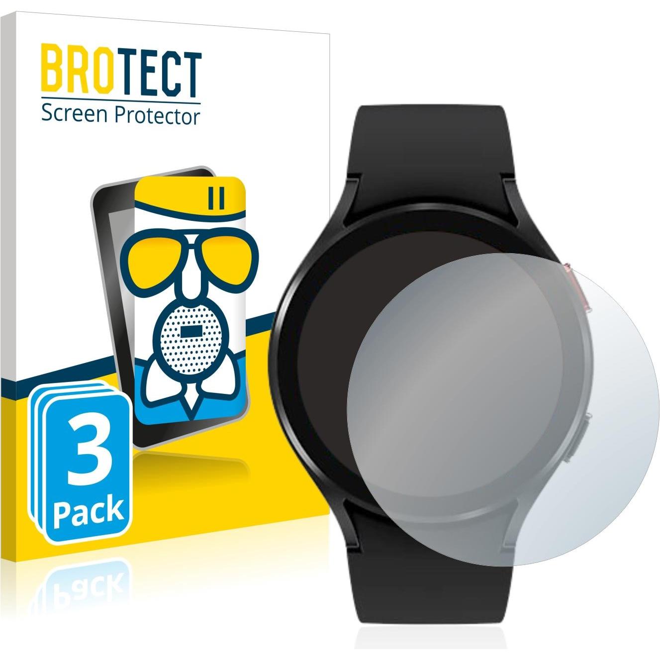 BROTECT AirGlass Panzerglasfolie Matt, Smartwatch Schutzfolie, Grau