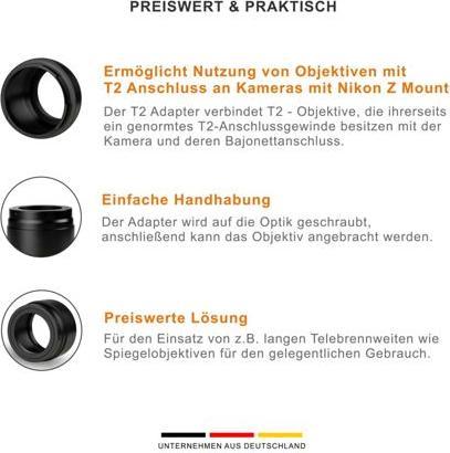 Actual product image Walimex pro T2 Adapter to Nikon Z