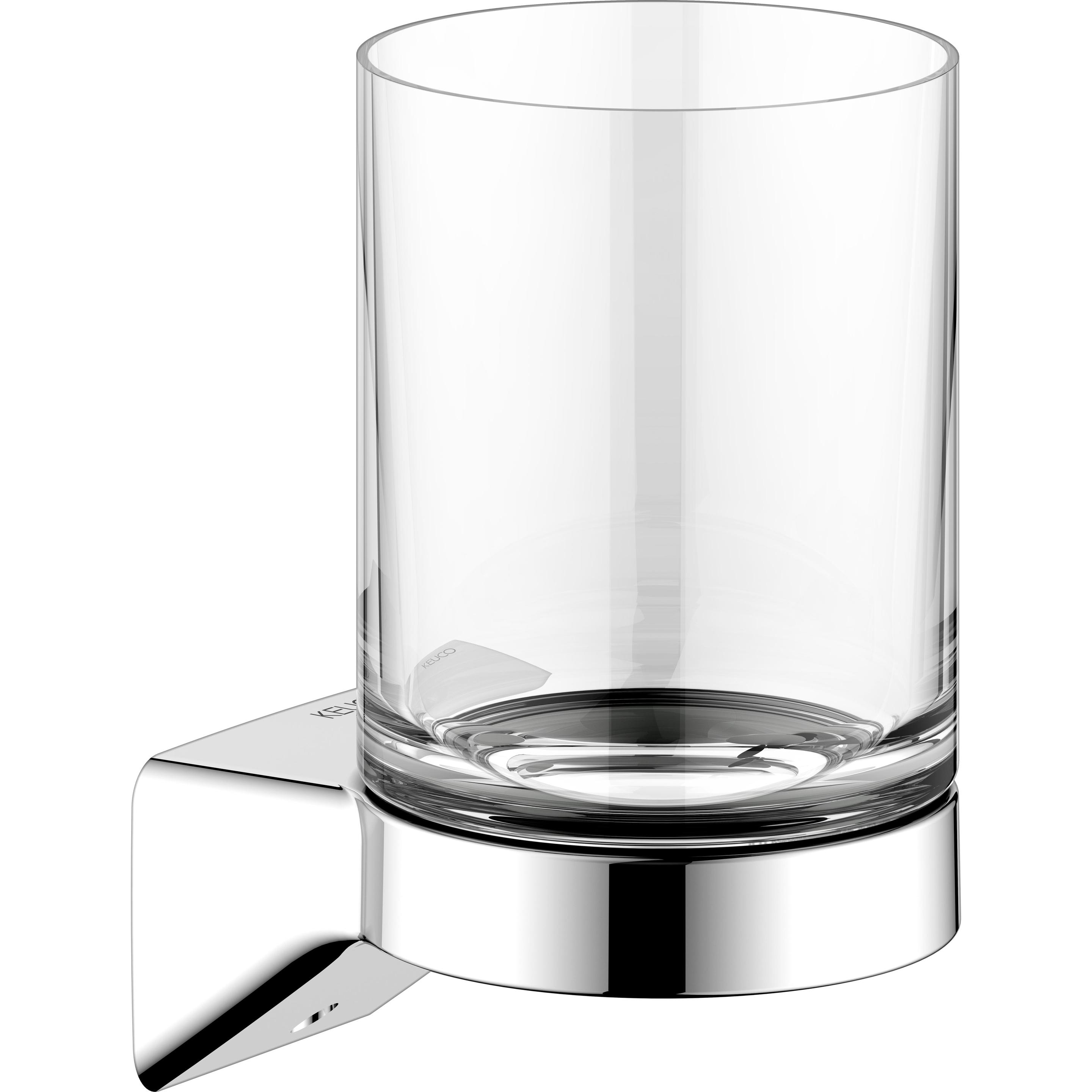 Keuco, Zahnputzbecher, AVENO Glashalter, Echtkristallglas