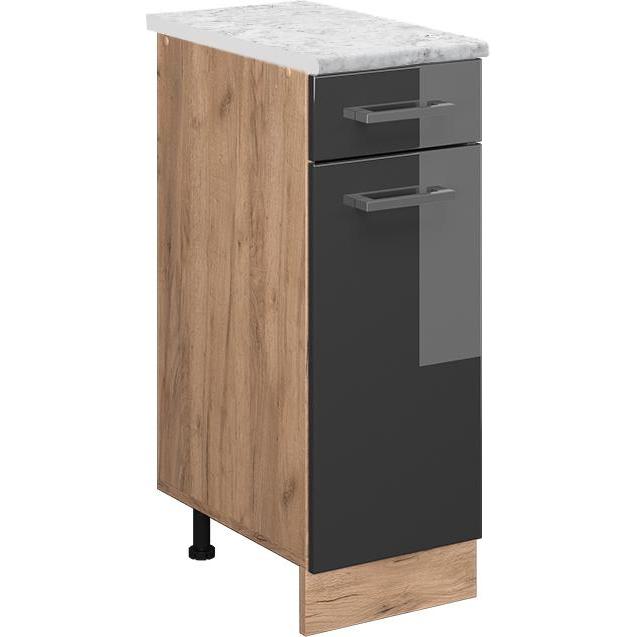 Vicco, Regal, Küchenschrank mit Schublade R-Line (30 x 46 x 81.5 cm)