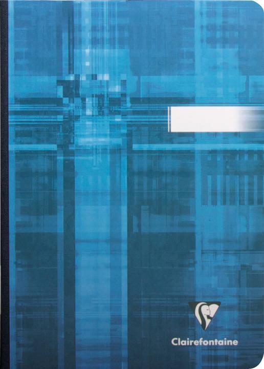 Image du produit Clairefontaine Carnet de notes avec dos en lin (A5, Quadrillé, Couverture souple)