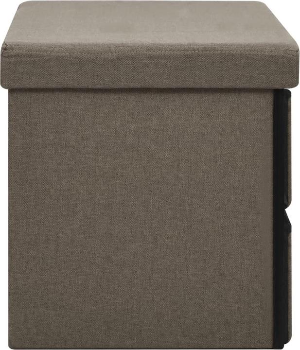 Actual product image vidaXL Bench with storage space (76 cm)