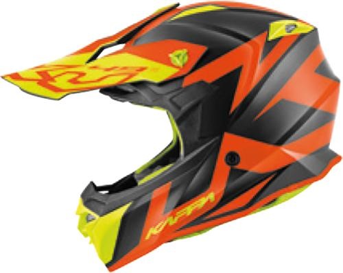 Produktbild Kappa KV-49 EVO GREAT Crosshelm matt schwarz-orange XXL (XXL)