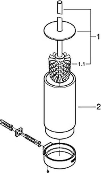 Produktbild Grohe Selection Toilettenbürstengarnitur